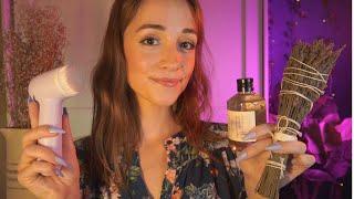 ASMR | Lavender Spa Facial Treatment  {Layered Sounds, Personal Attention}