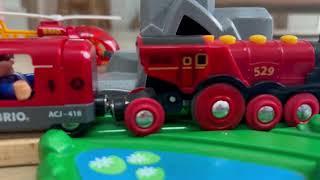 BRIO World Toy Train Railway Track Build - Jacks Tracks