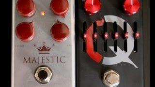 Rockett Pedals IQ Compressor and Majestic OD Demo Video By Shawn Tubbs