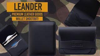 Leander Studio Wallet Shootout! Everyday Professional - Bifold  and Envelope Wallets