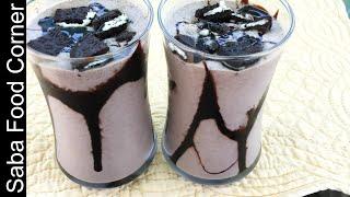 Oreo Milkshake Recipe | Quick and Delicious | Saba Food Corner