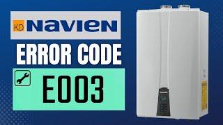 How to fix Navien Error Code E003