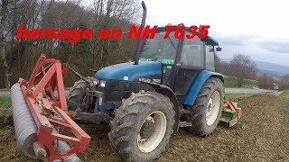 Hersage 2018 en New Holland 7635 et Amazone KE 253