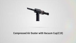 Mcbazel Compressed Air Duster with Vacuum Cup(C19)