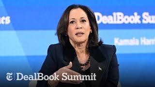 Kamala Harris on Polarization, Social Media and the Israel-Hamas War | DealBook Summit 2023