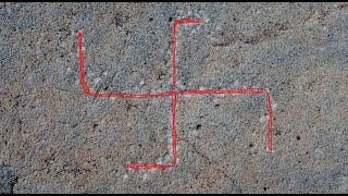 Black Mountain Rock Art District - Part 3 - Swastika Petroglyph - California
