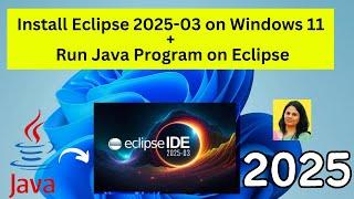 How to install Eclipse IDE on Windows 10/11 with JDK 24 [ 2025] | Eclipse IDE with JDK 24