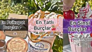 Burç Tiktok Videoları -eathwlise #keşfet #tiktok #burçlar