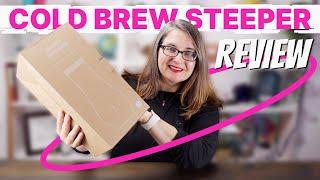 COLD BREW TEA steeper - review + trial + cleaning on Tea with Jann