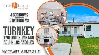 Turnkey two unit home and ADU in Los Angeles | 14915 & 14917 Sylvan Street, Van Nuys CA 91411