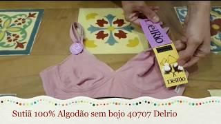 Sutiã 100% Algodão Sem Bojo DelRio 40707 - Le Lingerie