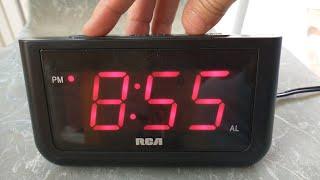 RCA RCD30 Alarm Clock - Set Time and Alarm