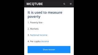 Economics mcqtube #economics #mcqtube #economicsqna