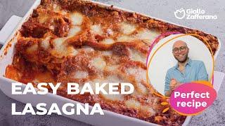 Italian lasagna al forno (baked): the easiest recipe!