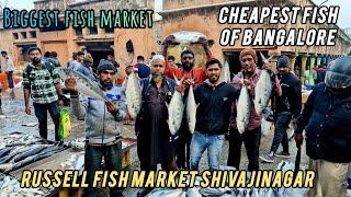 Russell Fish Market Shivaji Nagar | Wholesale Fish Market Bangalore Full Detail Video