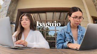 baguio vlog 🪵️ family vacay, catching up on work, biking in burnham