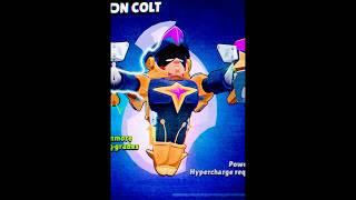 Colt hyper charge skin #brawlstars #coltbrawlstars #hypercharge