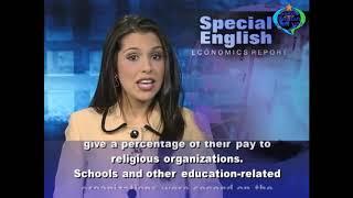 Learn English with VOA Special English - Religion Gets Largest Share of Charity in US