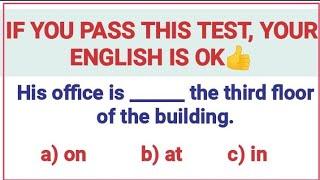 English Grammar Test ️ if you pass this test, your English is ok.