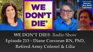 213  Diane Corcoran and Lilia on Understanding Veterans' NDEs, iands.org & Saint Germain Foundation