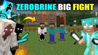 HEROBRINE GOING TO ZEROBRINE WORLD  ENTITY 606 VS STEVE BIGGEST WAR VERY SOON