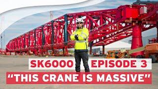  Building the world's strongest land-based crane! ️