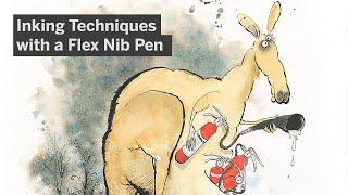 Class Clip | Expressive Inking and Watercolour Mixing for Fun Animals (Mark Brewer)