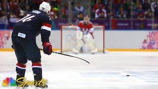 T.J. Oshie's legendary shootout performance leads Team USA past Russia in 2014 Olympics | NBC Sports