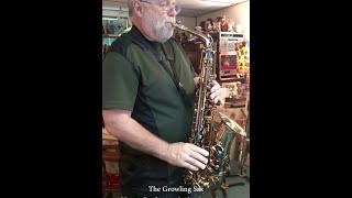 Ed Maina plays a TGS H1110 Professional Alto Saxophone