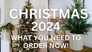 CHRISTMAS DECOR 2024 What You Need To Order Early + Christmas Inspo!