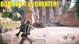 Boba Fett vs Cheater! - Star Wars Battlefront 2