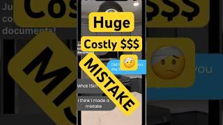 HUGE MISTAKE! If you are buying a house, don’t do this! It will lose you money.