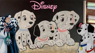 Cruella de Vil (Disney's 101 Dalmatians)  8 HOURS of Chalk Art Lullabies for Babies