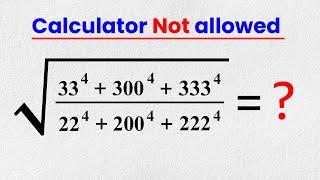 Math Olympiad | A Nice Exponential Problem | VIJAY Maths