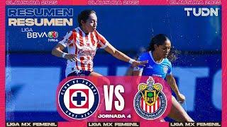 Resumen y goles | Cruz Azul vs Chivas | Liga MX Femenil - J3 CL2025 | TUDN