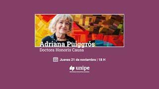 Adriana Puiggrós | Doctora Honoris Causa