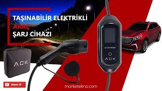 Elektrikli Araç Evde Şarj Cihazı I Taşınabilir Elektrikli Otomobil Şarj Cihazı