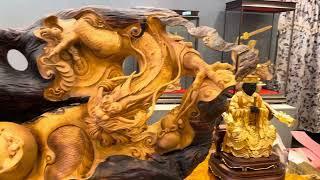 NO900 龍舞春 黃檜扁柏倒閣根頭料 黃建華大師
