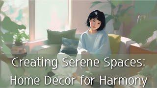 Creating Serene Spaces: Home Decor for Harmony #vibe