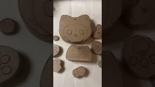 *:.DIY Hello Kitty Desk Buddy!.｡.:* #cardboardcraft #sanrio #hellokitty #craftideas #tutorial