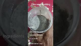 Chia seed pudding #easy #simple #snacks #shorts