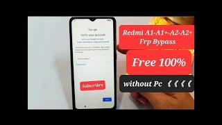 Redmi A1/A1Plus/A2/A2Plus Frp Bypass Without Pc|| New Security 2024||Subscribe My YouTube Channel.