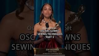 Zoe Saldana Oscars dress sewing review diy. #oscars2025 #zoesaldana #sewing #sewingtutorial