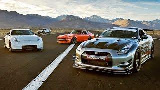 SEMA Drag Race: 240Z vs 370Z vs GTR vs Trophy Truck! - 2015 SEMA Week Ep. 5