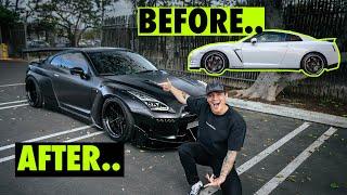 BUILDING A PANDEM WIDEBODY GT-R IN 10 MINUTES