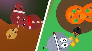 CAMEL KILLS T-REX & LAVA TOUCAN KILLS ELEPHANTS!! IN MOPE.IO (COMPILATIONS KILL MOPE.IO)