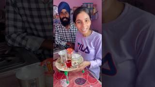 Rose Syrup Shake Recipe  #shorts #punjabivlogs #minivlog #punjabivlogger  #youtubeshorts