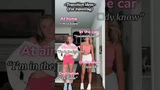 Transition ideas (for travelling). @Aesthetic_vibes120