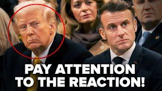 Check out TRUMP's reaction! This musical piece amazed everyone at the Notre Dame opening!