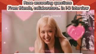 Engsub/Vietsub  ROSE WITH I-D INTERVIEW #rosé #blackpink #roséblackpink #parkchaeyoung